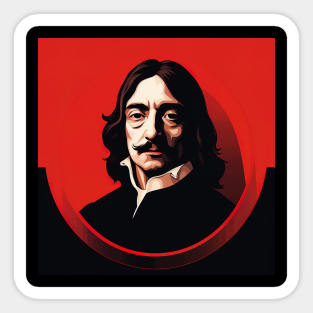 René Descartes Sticker